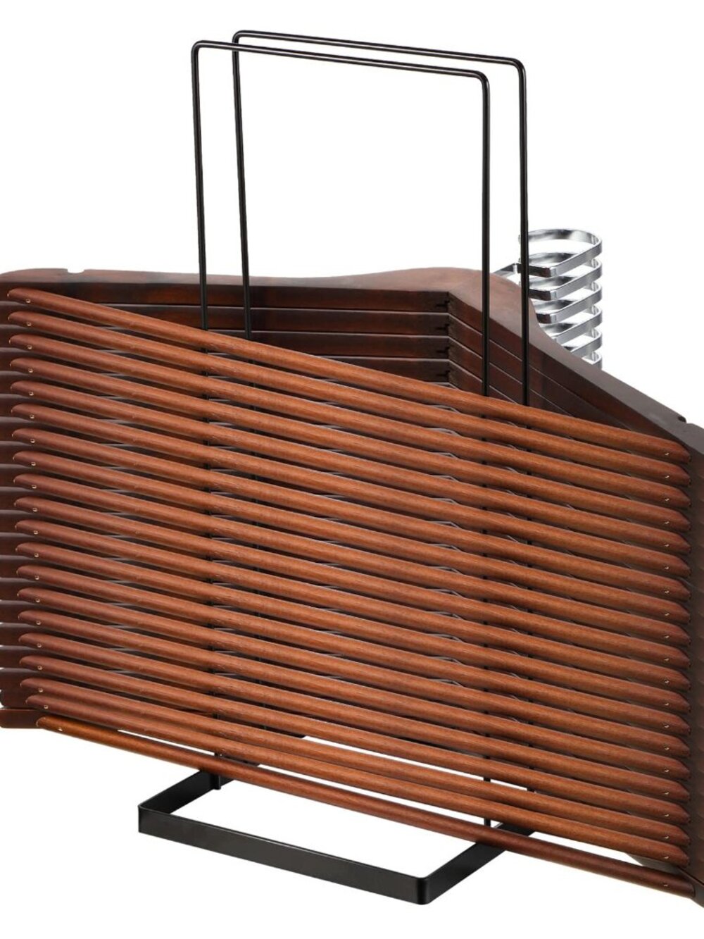 Yalikop Metal Hanger Storage Organizer Stacker Clothes Hangers Stand Holder Hold